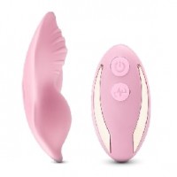 Wearable Panty Vibrator, 7 Speeds, Silicone, w/Remote Control, PINK